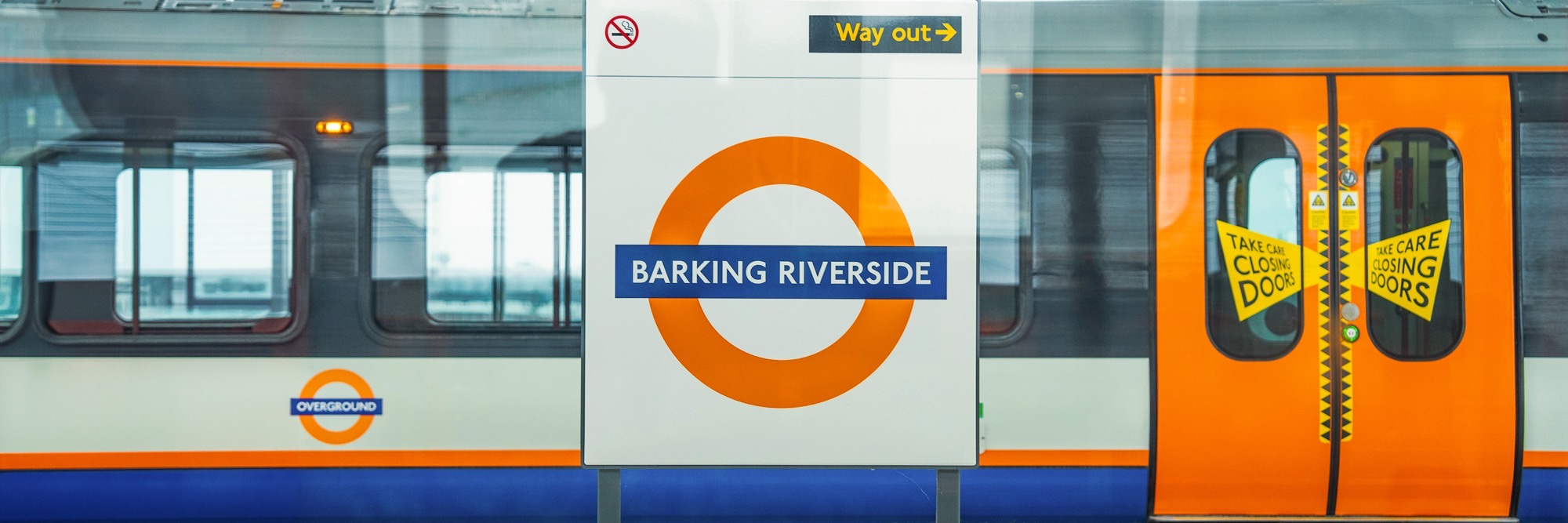 Barking Riverside Overground station platform